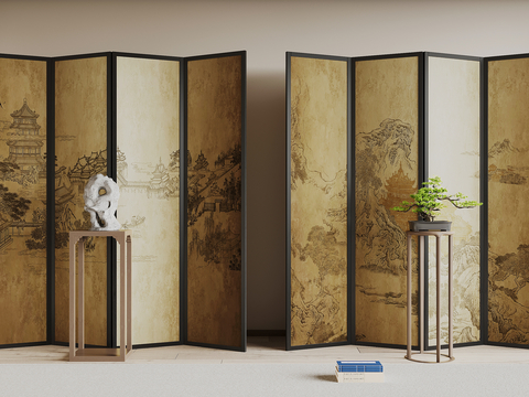 New Chinese-style screen partition