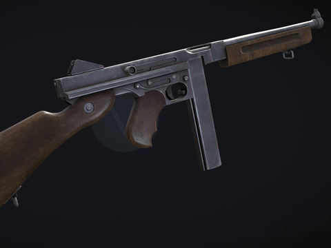 WW2 Thompson Submachine Gun Firearms