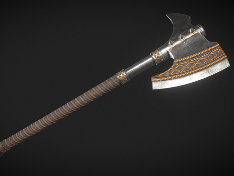 Fantasy Axe Game Props