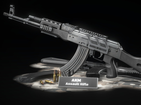 AKM Modified Assault Rifle Firearms