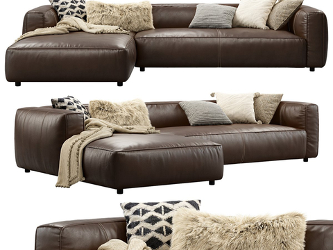 Multiplayer Sofa Leather Sofa