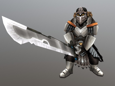 Anime Knight Game Character