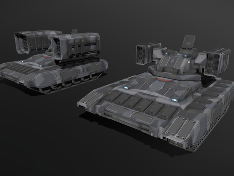 Sci-Fi Vehicle Tank