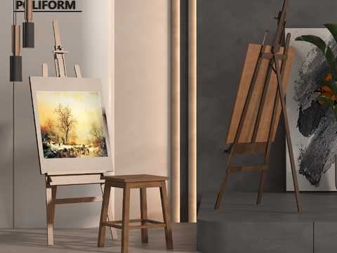 Modern easel