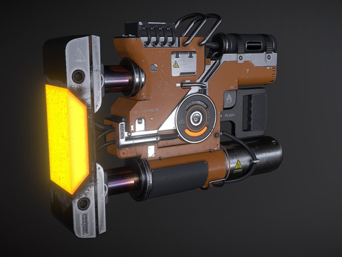 Sci-fi Building Hammer Game Props