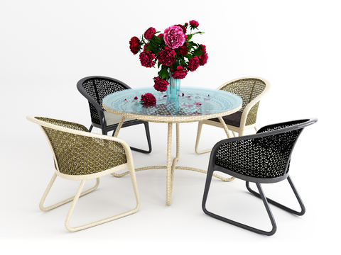 Modern leisure tables and chairs