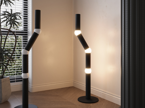 Modern art floor lamp