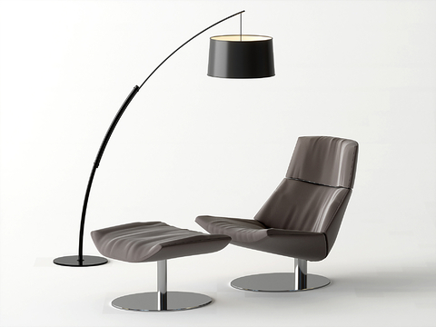 Modern Lounge Chair floor lamp