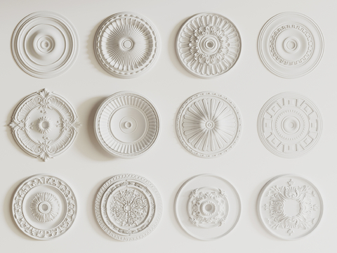 French plaster carving