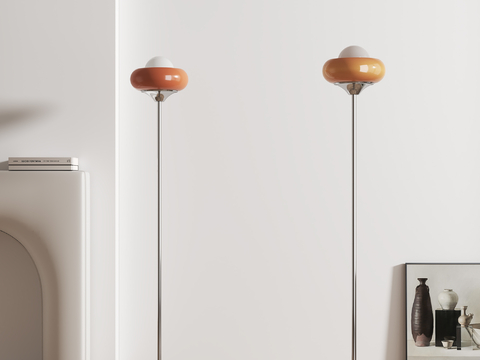 Middle style floor lamp