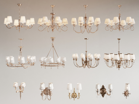 American chandelier wall lamp