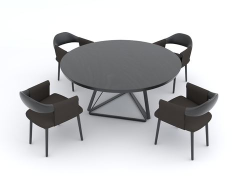 Modern Dining Table and Chair Round Dining Table