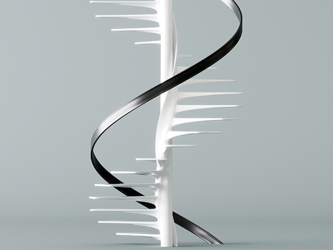 modern revolving staircase