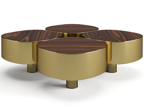 FD Fendi Affordable Luxury Style Coffee Table Combination Coffee Table