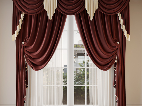 Jane European Curtain Screen Curtain