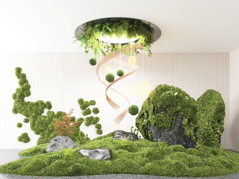 Modern Interior Landscape Landscaping Moss Landscaping