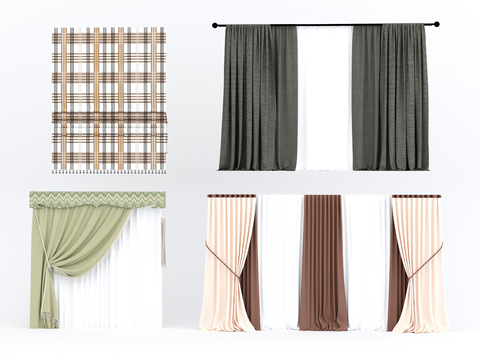 Modern Curtain Screen Gauze Curtain