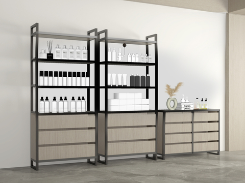 Skin Care Products Counter Cosmetics Display Cabinet