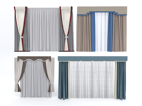 Modern Curtain Screen Gauze Curtain