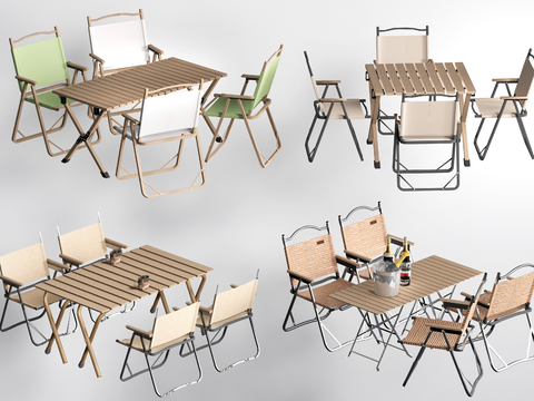 Modern Camping Table and Chair Outdoor Table and Chair Coffee Table and Chair