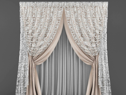 Modern Curtain Screen Gauze Curtain