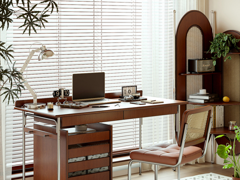 medieval style desk and chair