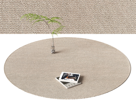 Plain Carpet Round Blanket