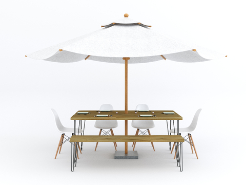 Outdoor Table and Chair Camping Table and Chair Parasol