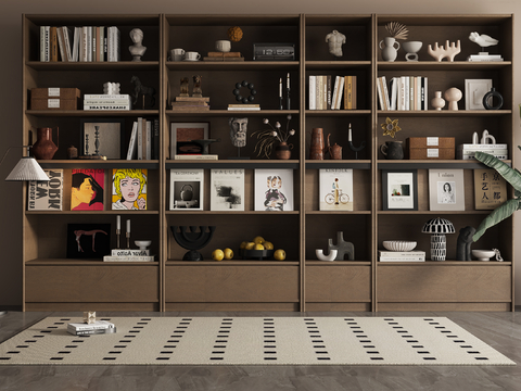 Middle Style Bookcase