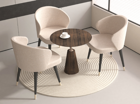 Modern leisure table and chair negotiation table and chair