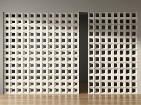 Cement wall partition hollow brick partition