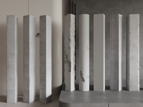 Cement column concrete column