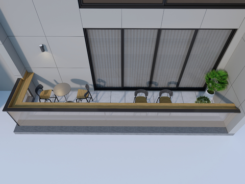 Modern Balcony Terrace Roof Garden