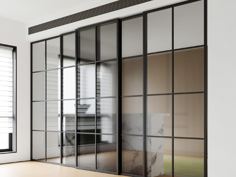 sliding door invisible folding door linkage sliding door