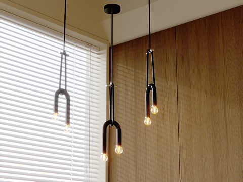 Nordic chandelier U-tube chandelier