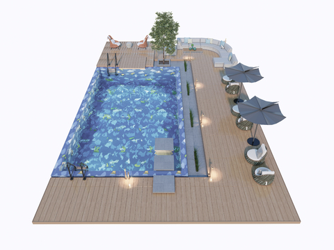 Courtyard Pool Outdoor Pool Community Pool