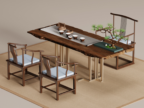 New Chinese Tea Table and Chair Tea Table