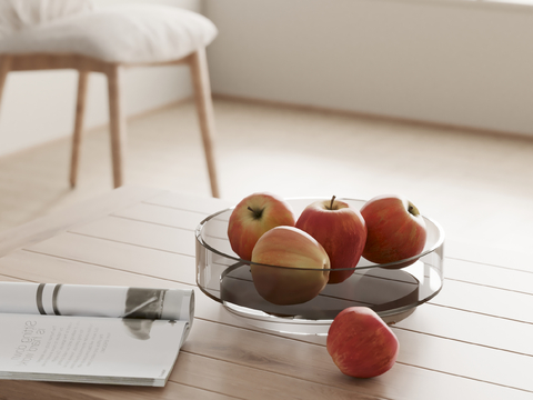 Flos Modern Fruit Plate Apple Fruit