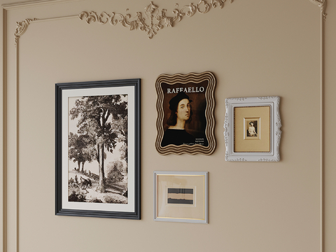 French Hanging Picture Photo Wall