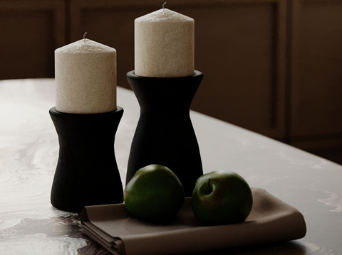 Desktop ornaments candle fruit cloth