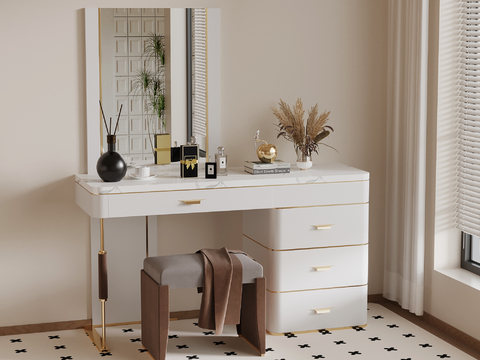 Cream Style Dressing Table