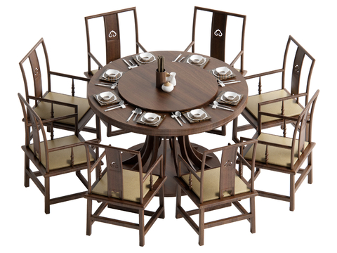 New Chinese Dining Table and Chair Banquet Table