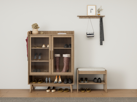 Nordic Shoe Cabinet Side Cabinet