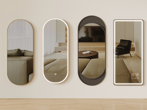 Modern Mirror Full-body Mirror Cosmetic Mirror Hanging Mirror