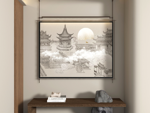 New Chinese Decorative Painting Architectural Painting Art Painting Hanging Painting