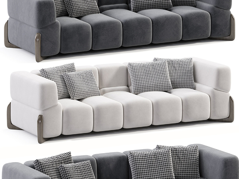 Modern Affordable Luxury Style Multiplayer Sofa