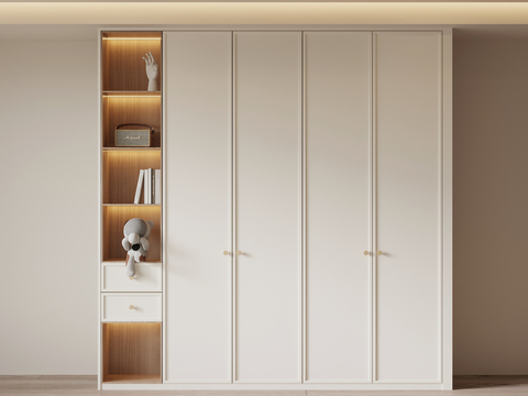 Cream style wardrobe