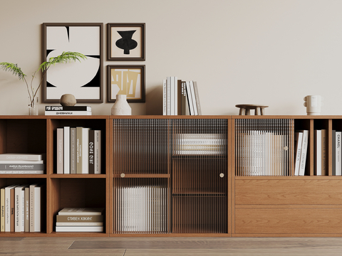 Modern Solid Wood Bookcase