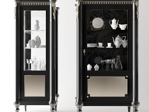 European-style wine cabinet