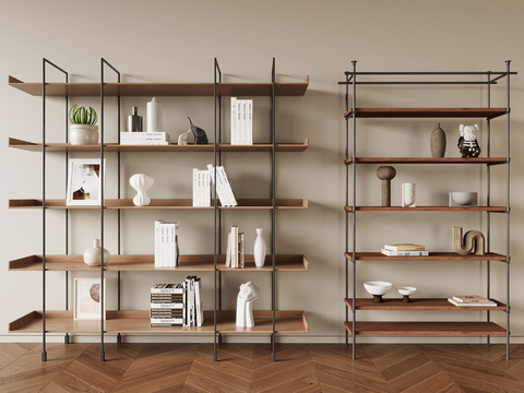 Modern Bookshelf Decorative Rack Display Rack